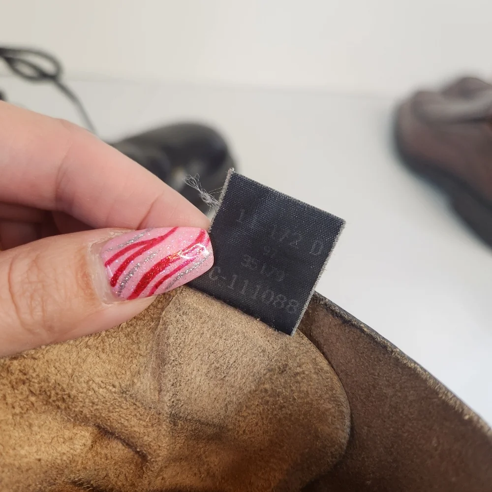 Biltrite Black Leather Steel Toe Work Combat Boots Mens Size 11.5 D Safety Lace - Picture 6 of 6